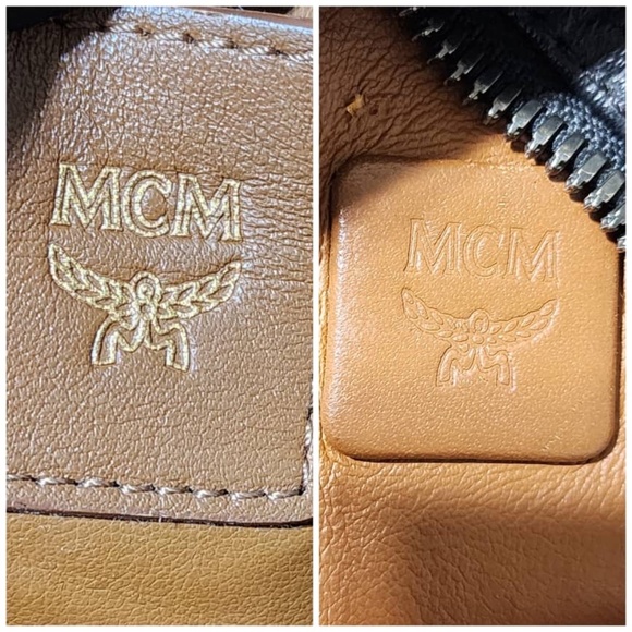Authentic MCM Visetos Stark Leather Backpack Black main image 11